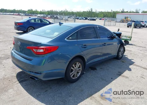 2016 Hyundai Sonata Se z USA, uszkodzony, nr VIN 5NPE24AF6GH376600